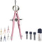 Mr. Pen- Professional Compass for Geometry, Pink, Extra Leads, Metal Compass, Compass, Compass Drawing Tool, Drawing Compass, Drafting Compass, Co...