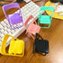 5Pcs Multicolour Mobile phone holder Simulation Mini Folding Back Small Chair Model Dollhouse Doll House Miniature Plastic Furniture Accessories S...