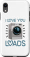iPhone XR I love You Loads Mechanic Funny Women Washing Machine Love Case...