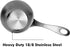 Macevia Mini Sauce Pan,18/8 Stainless Steel Butter Warmer Mini Pan Cooking Sauce Cup with Handle For All Stoves Multipurpose Use for Home Kitchen ...