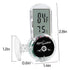 REPTI ZOO Upgraded Reptile Terrarium Thermometer Hygrometer,Digital Pet Temperature and Humidity Gauge with Suction Cup for Reptile Rearing Box Ta...