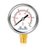 Lead-Free Water Pressure Gauge Liquid Filled 0-15Psi 2" Dial, Stainless Steel Case, 1/4" NPT Lower Mount, Water Pressure Gauge for Home...