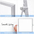 ARCOBIS Small WhiteBoard with Stand 10" X 10", Magnetic Double-Sided Dry Erase White Board Easel for Desk Students Home Office...