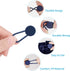 12PCS Button Extenders for Jeans, Pants Button Extender, Waist Extenders for Pants for Women Men, No Sewing Instant Waistband Extension 1-1.8 Inch...