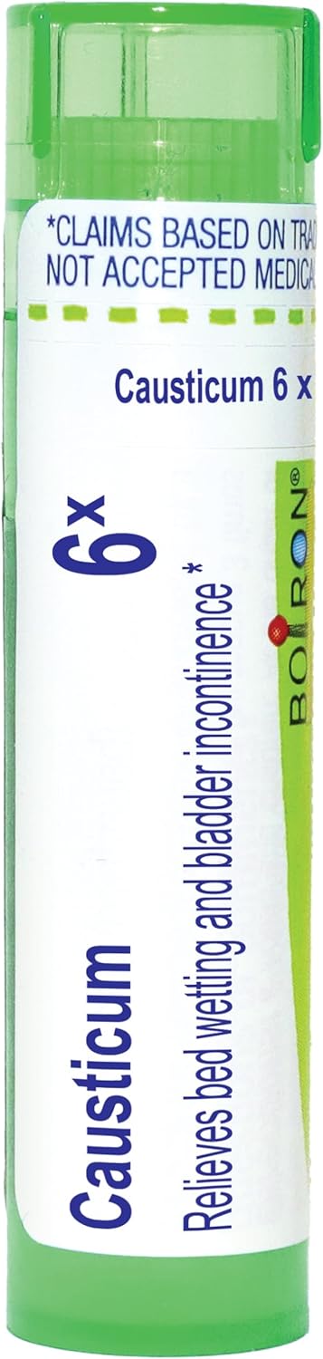 Boiron Causticum 6X for Bed-Wetting & Bladder Incontinence - 80 Pellets...