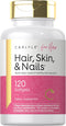 Carlyle Hair Skin and Nails Vitamin | 120 Softgels | Beauty Formula Supplement | with Biotin and Collagen | Non-GMO, Gluten Free...