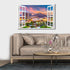 Window View Paintings for Wall Tucson Arizona Cityscape Pictures for Bedroom Downtown Skyline Canvas Wall Art HD Prints Modern Artwork Giclee Hous...