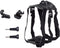 Dog Harness Mount for Gopro, Soft and Adjustable Dog Harness Vest with 2 Mouting Base Pet Chest and Back Fixation for Gopro Hero All Models, Suita...
