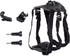 Dog Harness Mount for Gopro, Soft and Adjustable Dog Harness Vest with 2 Mouting Base Pet Chest and Back Fixation for Gopro Hero All Models, Suita...