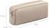 Big Capacity Pencil Case, Pure Color Pen Pouch with Zipper Stationary Storage Bag for Adult Officers, Khaki...