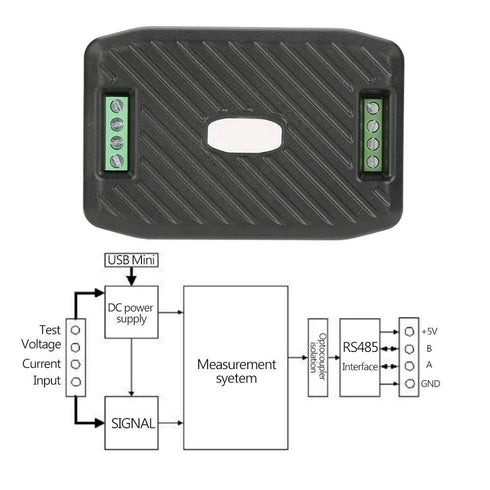 PZEM-003 DC Voltage, Current, Power Consumption, Power Meter, Power Analyzer, DC AMP Meter, Power Meter Communication Module (PZEM-003 + USB to 48...