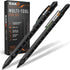 RAK Multi-Tool 2Pc Pen Set - LED Light, Touchscreen Stylus, Ruler, Level, Bottle Opener, Phillips Screwdriver, Flathead, and Ballpoint Pen...