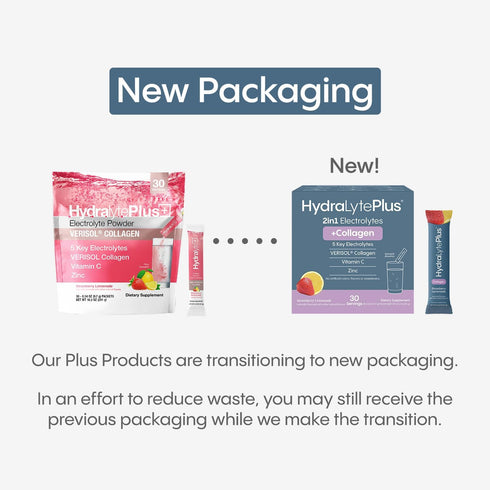 Hydralyte Verisol Collagen Packets with Electrolytes, Hydration Packets with Collagen for Women and Men, Electrolytes Powder with Collagen for Tra...