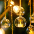 12 Pcs 3.15"/ 8cm Hanging Glass Tealight Holder Globe Plant Terrariums Glass Orbs Air Plants Tea Light Candle Holders Home Decor Indoor Outdoor Ga...