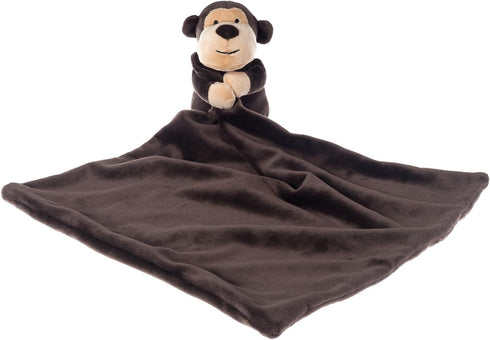Apricot Lamb Monkey Soft Loveys for Babies, Security Blanket for Baby Boy and Girl, 13 Inches for Infant and Toddlers...