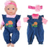 Doll Clothes 4 Sets Doll Fashion Outfits Fit for 43 cm New Born Baby Dolls 14-16-17 Inch Baby Dolls 15 inch Dolls 18 inch Dolls?No Doll...
