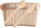 100 Pack Wooden Spoons Disposable - 6.3 Inch Length Biodegradable Cutlery - Compostable Bamboo Spoon For Chocolate, Coffee, Flavor, Ice Cream, Des...