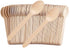 100 Pack Wooden Spoons Disposable - 6.3 Inch Length Biodegradable Cutlery - Compostable Bamboo Spoon For Chocolate, Coffee, Flavor, Ice Cream, Des...