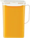 LocknLock Aqua Fridge Door Water Jug with Handle BPA Free Plastic Pitcher with Flip Top Lid Perfect for Making Teas and Juices, 2 Quarts, Ivory...