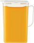 LocknLock Aqua Fridge Door Water Jug with Handle BPA Free Plastic Pitcher with Flip Top Lid Perfect for Making Teas and Juices, 2 Quarts, Ivory...