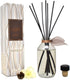LOVSPA Reed Diffuser Set, Smoked Vanilla Scented Oil Diffuser with Sticks, Home Fragrance Accessories for Bathroom Shelf Decor, Aroma Diffusers fo...