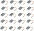 Carbon Motor Brushes Power Electric Tool Replacement 15mm x 10mm x 5mm- 20pcs...