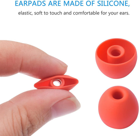 Replacement Eartips Silicone Earbuds Buds Set Earplug Compatible with PowerBeats Pro Beats Wireless Headset and universal for 3.8mm caliber headse...