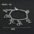4 Pcs City of Bones Isabelle Lightwood's Electrum Whip Serpent Snake Bracelet Inspired Angelic Power Rune Symbols Bracelet and Necklace Set...