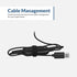 Cyber Acoustics Stereo USB Headset (AC-5008A), in-line Controls for Volume & Mic Mute, Adjustable Mic Boom for PC & Mac, Perfect for Classroom or ...