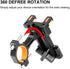 Motorcycle Bike Phone Mount Holder, Aluminum Bicycle Holder for Cell Phone 360° Rotation Bike Handlebar Phone Cradle, Compatible with Smartphones ...