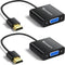 FOINNEX HDMI to VGA Adapter, HDMI to VGA Converter HDMI Male to VGA Female Adaptador for Computer, Desktop, Laptop, PC, Monitor, Projector, HDTV, ...