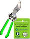 Garden Guru Indestructible All Steel Garden Clippers - Professional Bypass Hand Pruner Pruning Shear with Comfort Grip Handles and Hardened Steel ...