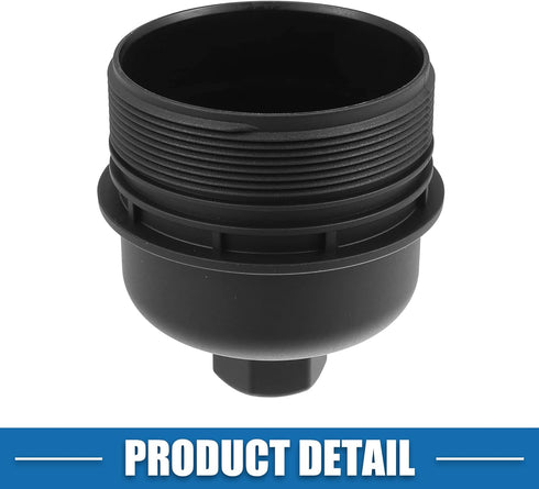 Engine Oil Filter Housing Cover Cap 26351-3C250 for Kia Sedona Borrego 3.8L 2009-2010 Plastic Black...