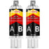 Metal Glue, Glue for Metal High Strength Bonds Metal to Metal (40g*2), Weld Metal Repair Glue, Metal Epoxy for Steel, Metal, Cast Iron...