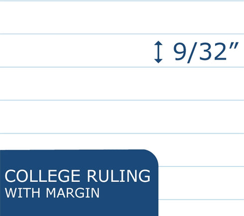 ROARING SPRING Hard Cover Composition Book, 9 3/4" x 7 1/2", College Ruled, 100 sheets, Black Marble Cover (77264)...