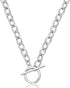 Toggle Necklace 14K Gold Plated Paperclip Chain Choker Stainless Steel Cable Necklaces Jewelry for Women...