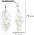 AeraVida Enchanting Cluster of White Kabibe Shell Circles Handcrafted Dangle Earrings, 1.22x2.83 in...