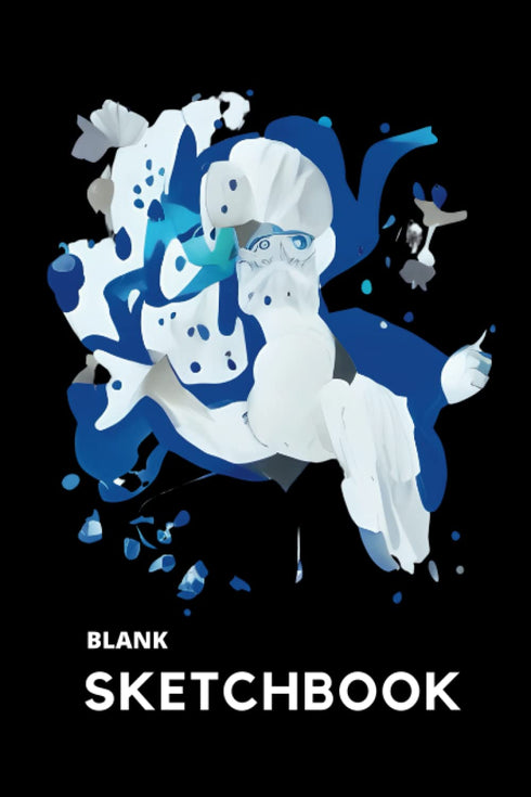 Blank Sketchbook: 120 Pages, 6" x 9" Sketchbook White Paper (Blank Drawing Books)...