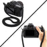 Camera Strap Vintage 100cm Nylon Climbing Rope Camera Neck Shoulder Strap for Micro Single and DSLR Camera.(Black)...