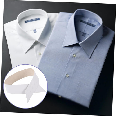 Holibanna Paper Collar Stays 100pcs Shirt Collar Supports Dress Shirt Collar Inserts Tabs Shirts Unilateral Shaper Clothing Paper Rib for Men Dres...