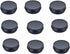 Aluminum Metal Tin 1oz/30ml, Black Aluminum Tins Round Tin Cans Containers with Screw Top Lid (Pack of 10)...