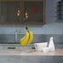 Blue Donuts Modern Banana Hanger - Chrome Banana Stand for Kitchen Countertop...