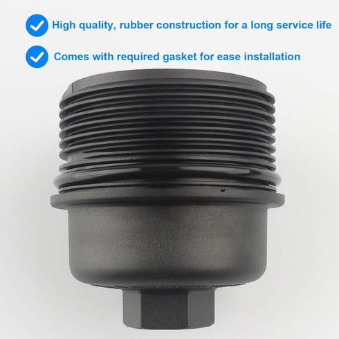 Oil Filter Cap, Replace 917-050, 68079747AC Compatible with - 2011-2013 200, 300, Town & Country, Avenger, Challenger, Charger, Durango, Journey, ...