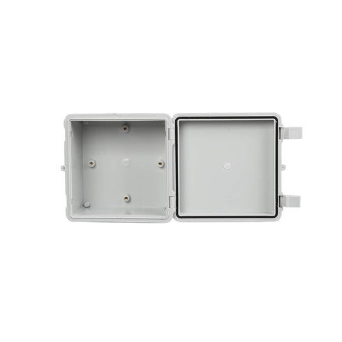 CrocSee ABS Plastic Dustproof Waterproof IP65 Junction Box Universal Durable Electrical Project Enclosure with Lock (5.9"x5.9"x3.5")...