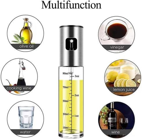 Generic Oil Sprayer for Cooking-100ml Olive oil spray bottle –olive oil Sprayer Mister for salads, baking, BBQ- air fryer accessory- perfect dosag...