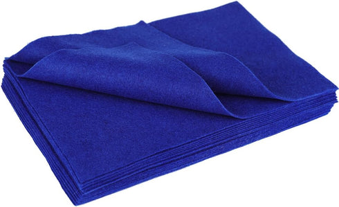 Bundooraking- 20 pcs soft felt sheets,Felt Fabric Sheets for Crafts.7"x11"(18 * 28.5cm/Dark Blue),Thicker than 1mm Nonwoven,Patchwork Sewing DIY C...