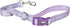 Reflective Dog Leash 4 Ft with Soft Padded and Buckle Handle, Nylon Heavy Duty Durable Dog Leashes for Medium Large Dogs,Lilac...