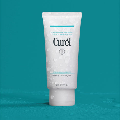 Curel Japanese Skin Care Makeup Cleansing Gel, Gentle Facial Cleanser for Dry, Sensitive Skin, pH-Balanced and Fragrance-Free Japanese Skincare, 4...