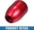 6 Speed Manual Shift Knob Car Shifter Stick Gear Knobs Aluminum AlloyShifting Lever with 8mm 10mm 12mm Adapters Red...
