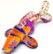 Japan Carp Koi Fish Miniature Figurines Animals Hand Blown Glass Art Collectible Gift Decorate (Purple Orange)...